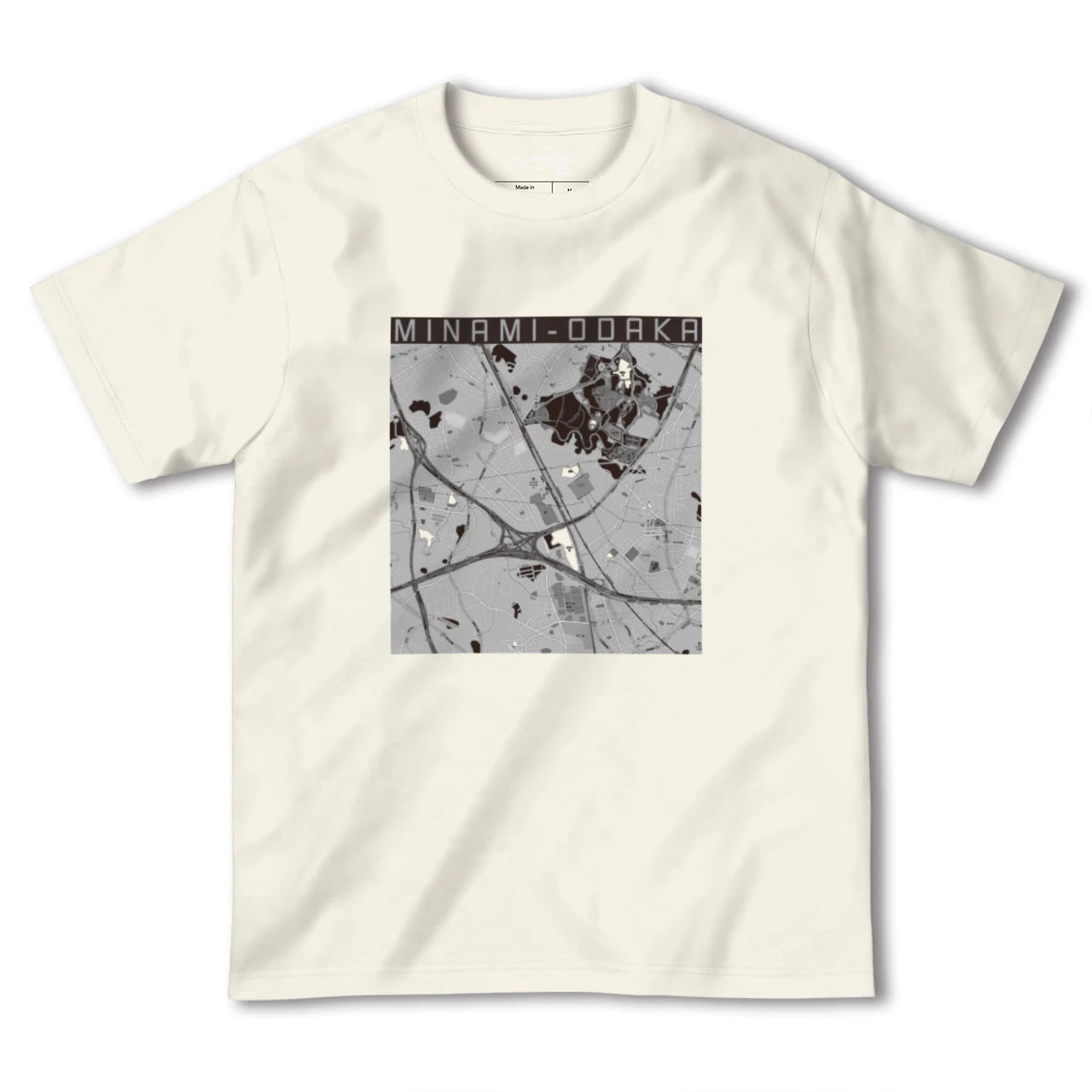【南大高(愛知県)】地図柄ヘビーウェイトTシャツ