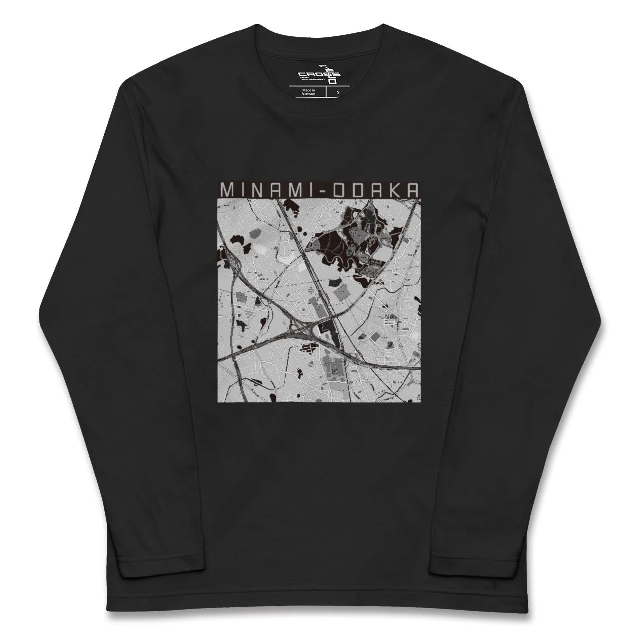 【南大高(愛知県)】地図柄ロングスリーブTシャツ