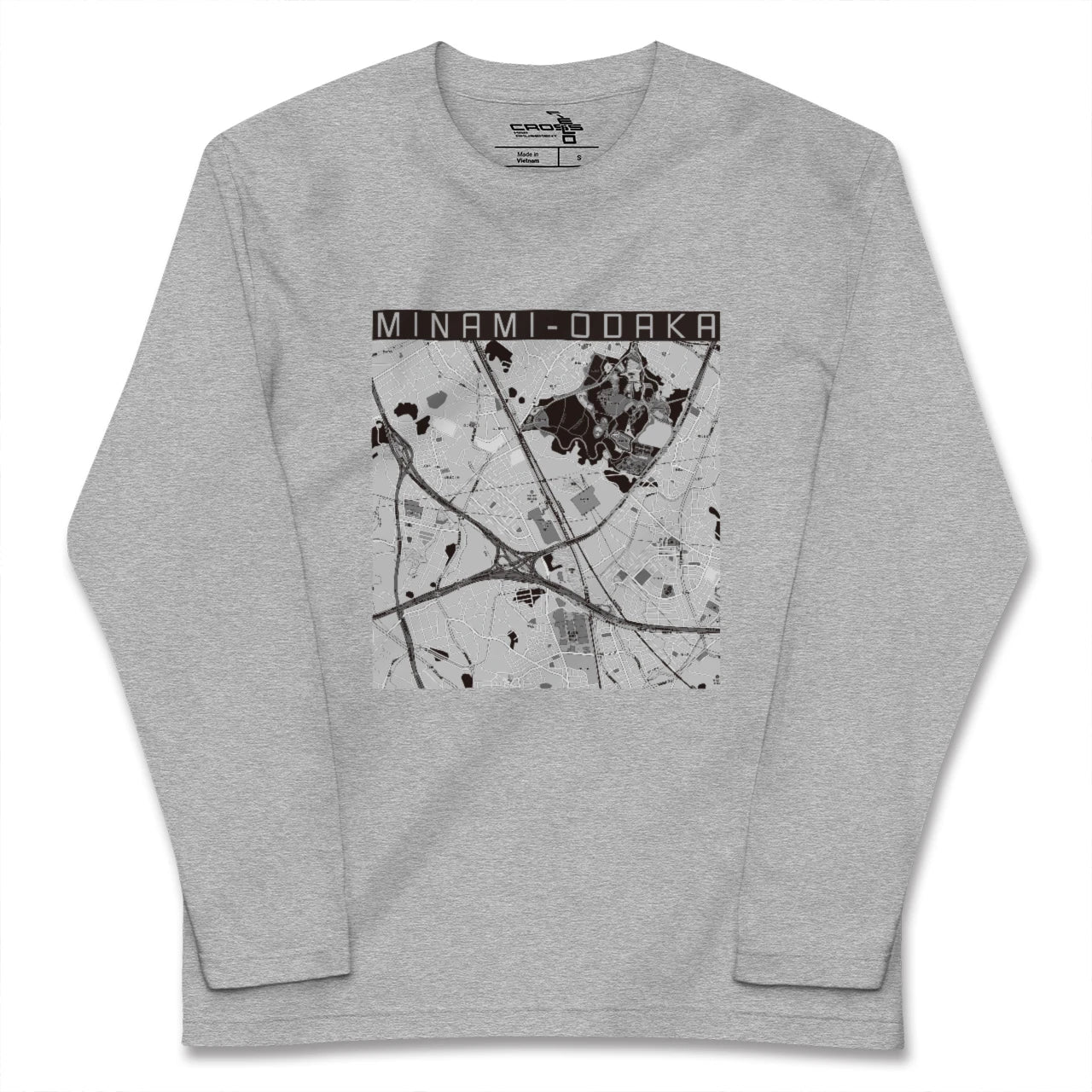 【南大高(愛知県)】地図柄ロングスリーブTシャツ