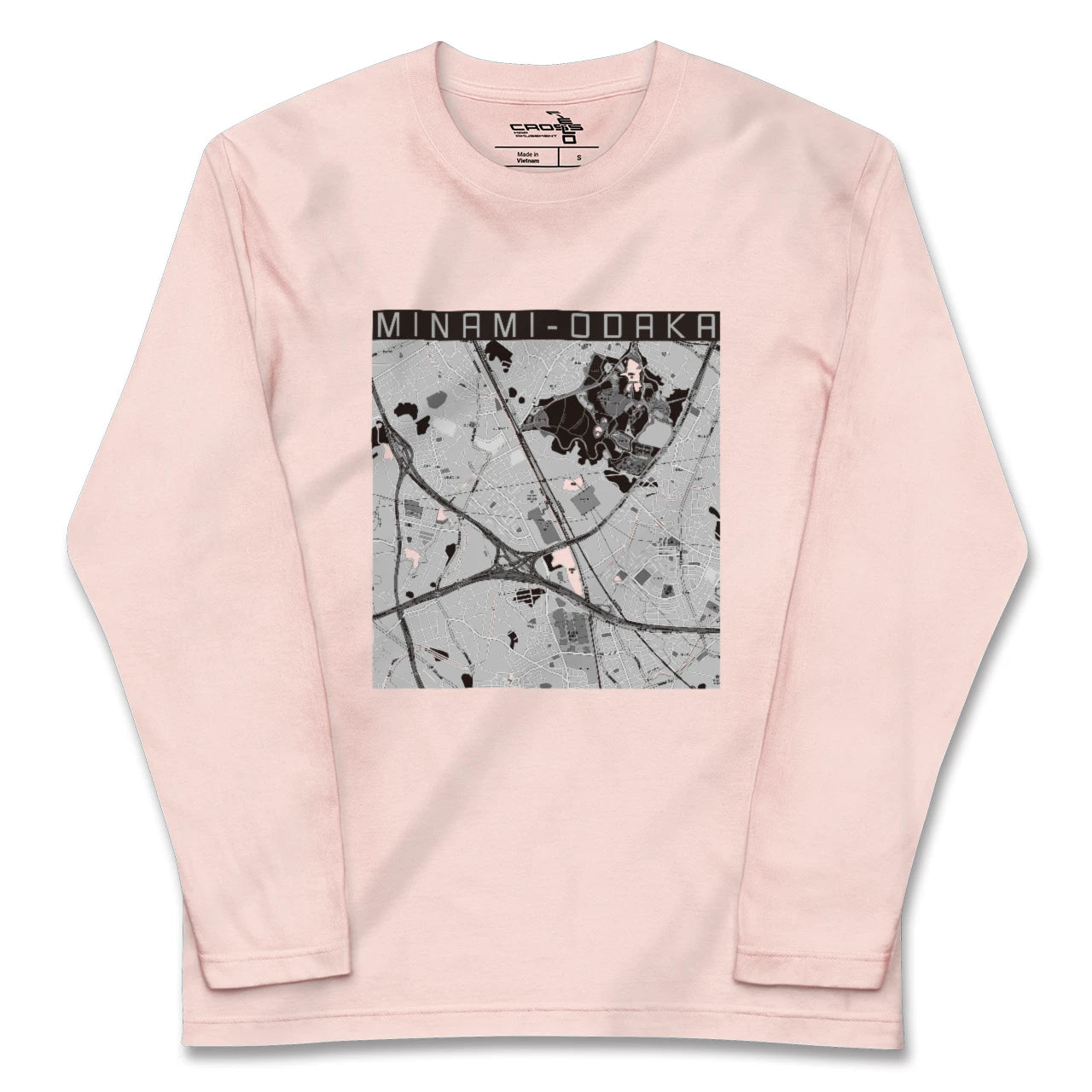 【南大高(愛知県)】地図柄ロングスリーブTシャツ