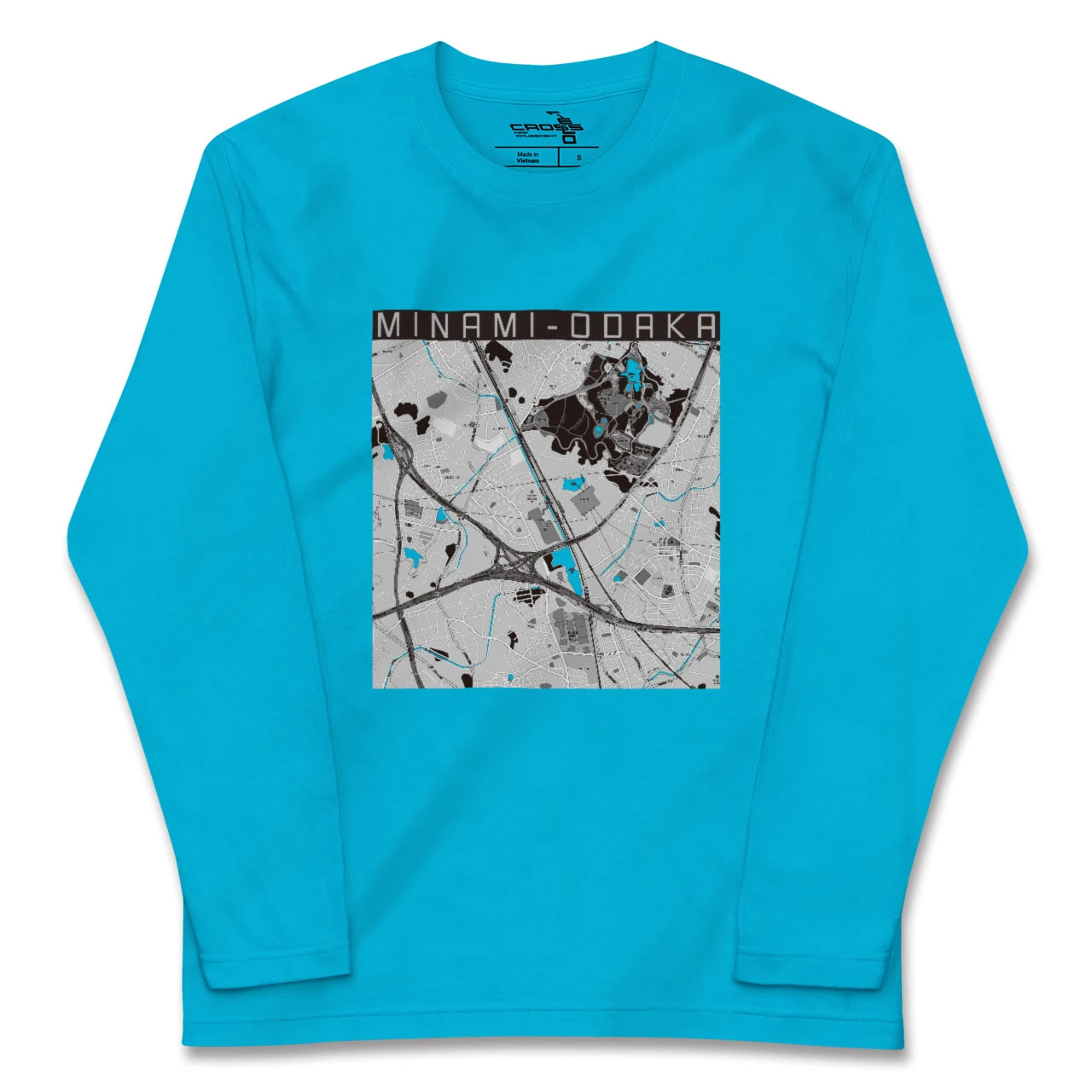 【南大高(愛知県)】地図柄ロングスリーブTシャツ