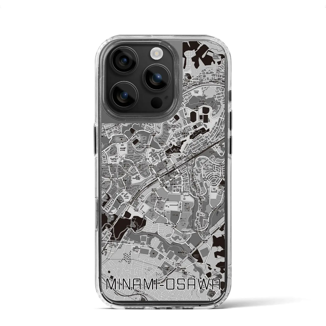 【南大沢(東京都)】地図柄iPhoneケース(MagSafeタイプ)