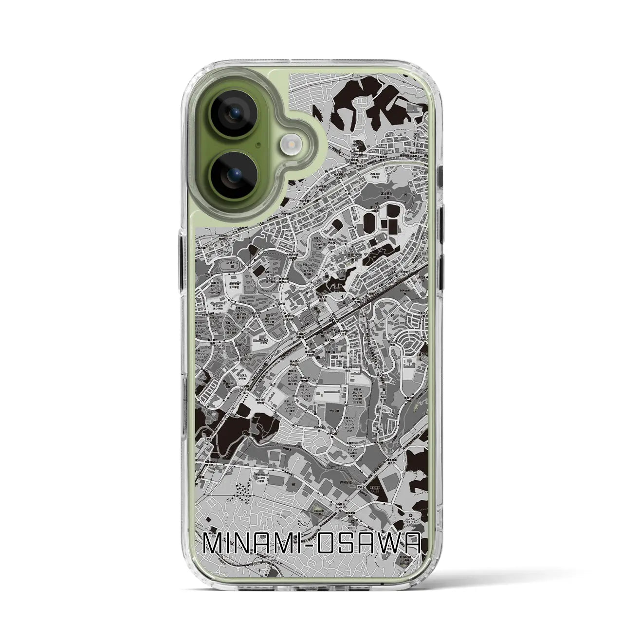 【南大沢(東京都)】地図柄iPhoneケース(MagSafeタイプ)