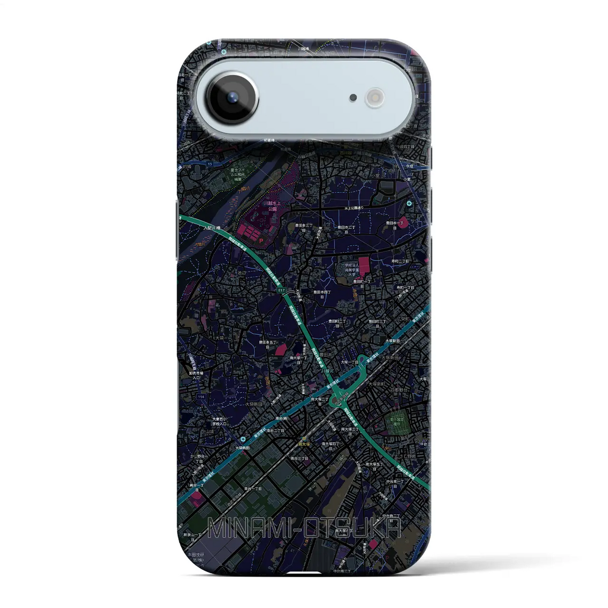 【南大塚(埼玉県)】地図柄iPhoneケース(バックカバータイプ)