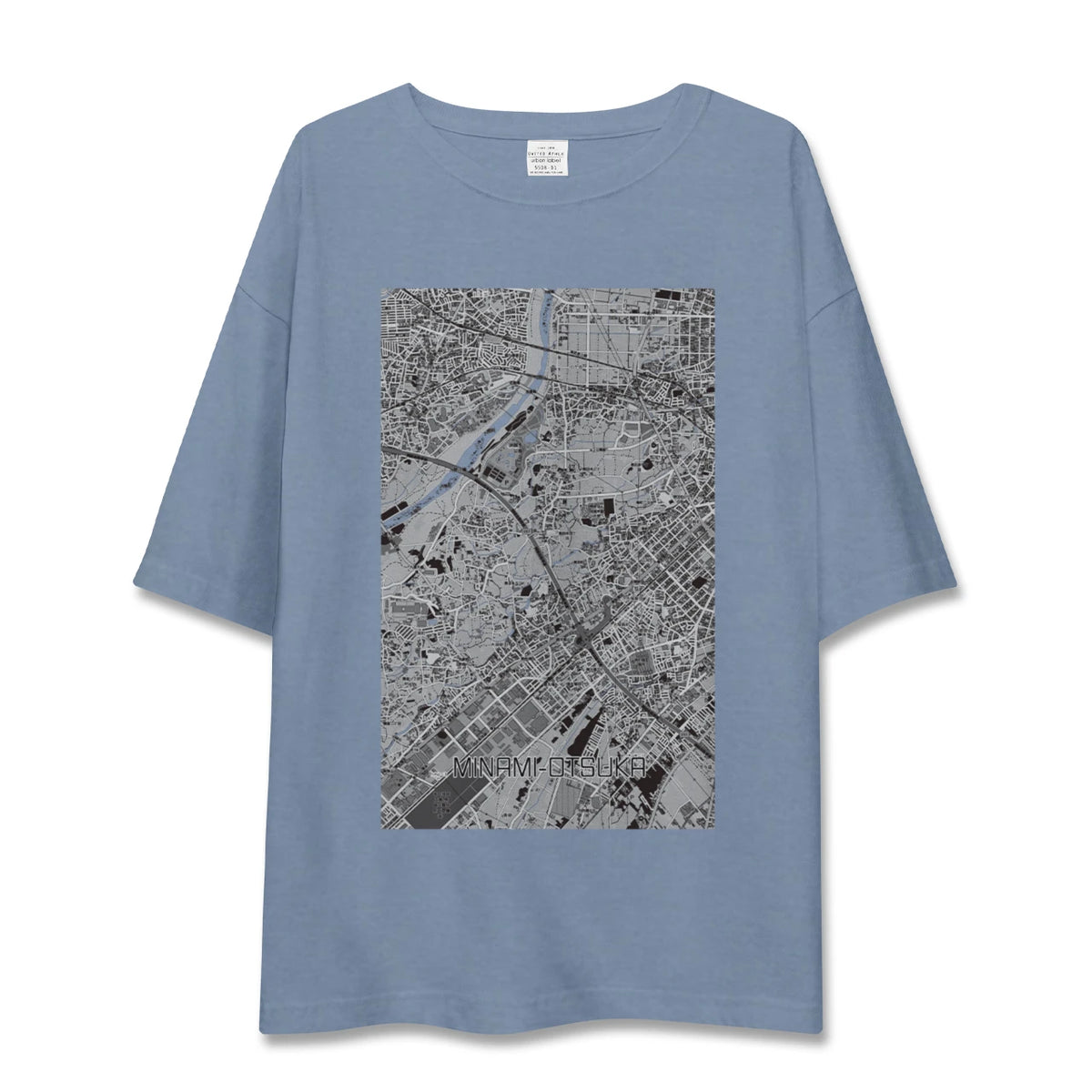 【南大塚(埼玉県)】地図柄ビッグシルエットTシャツ