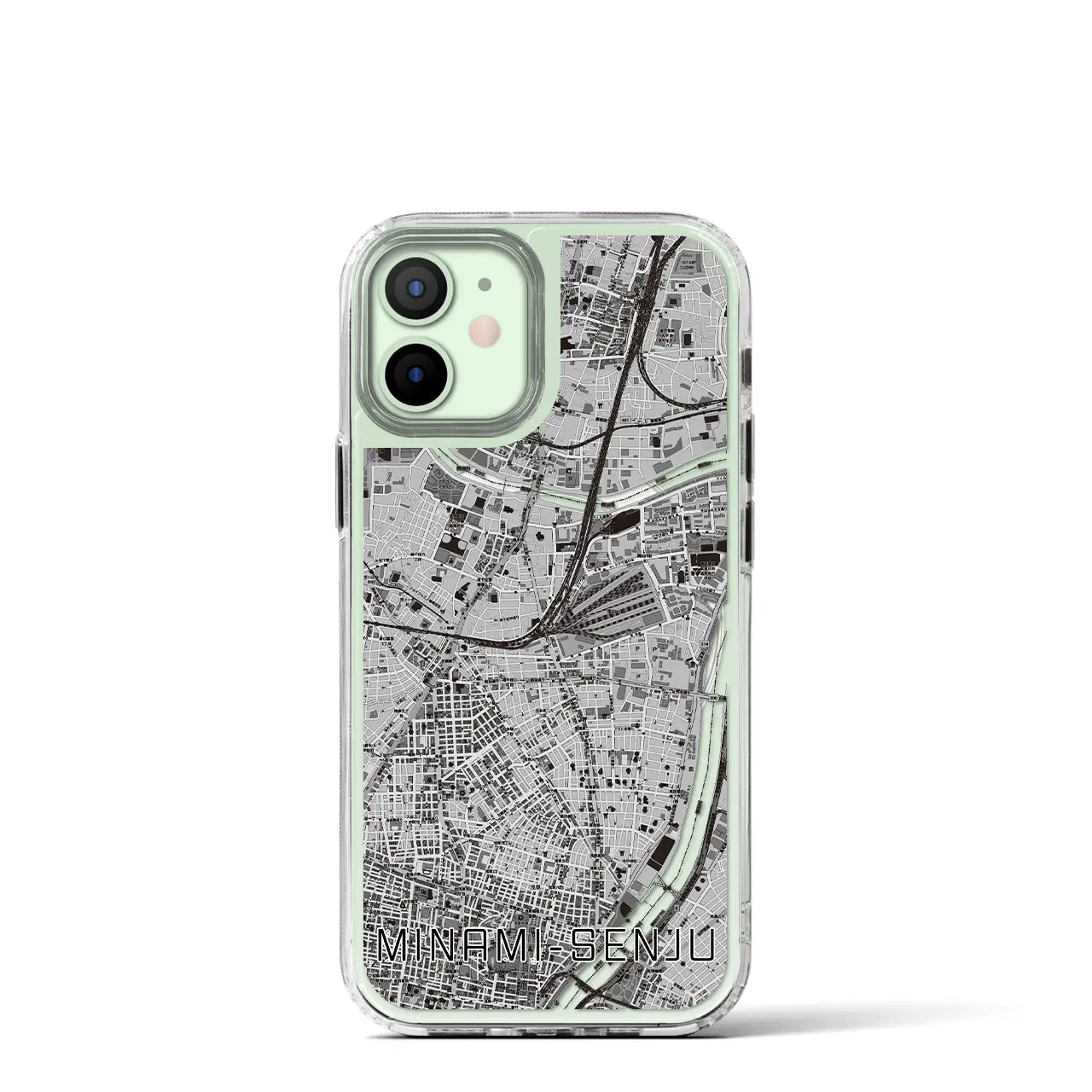 【南千住(東京都)】地図柄iPhoneケース(MagSafeタイプ)