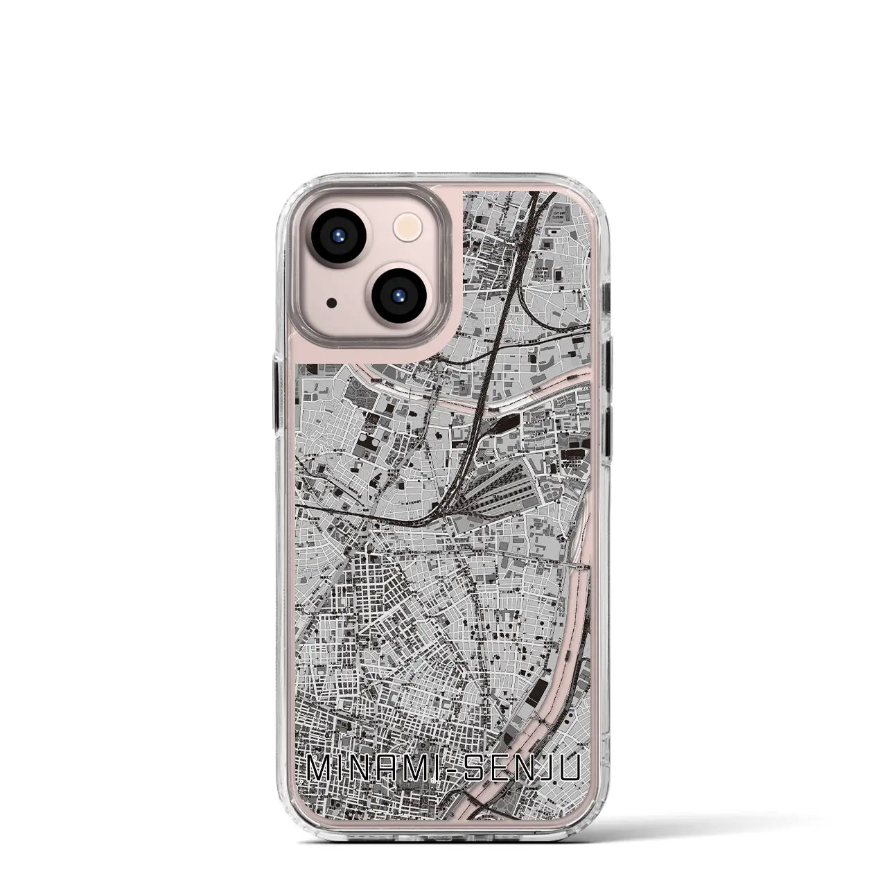 【南千住(東京都)】地図柄iPhoneケース(MagSafeタイプ)