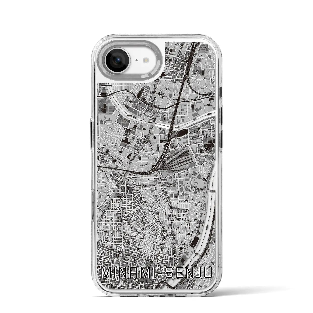 【南千住(東京都)】地図柄iPhoneケース(MagSafeタイプ)