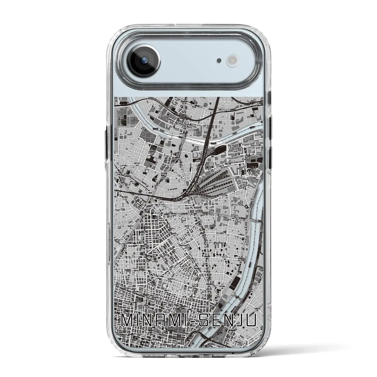 【南千住(東京都)】地図柄iPhoneケース(MagSafeタイプ)