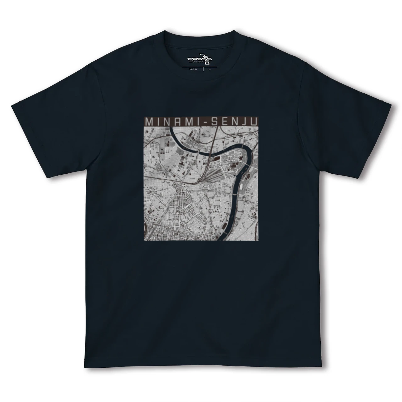 【南千住(東京都)】地図柄ヘビーウェイトTシャツ