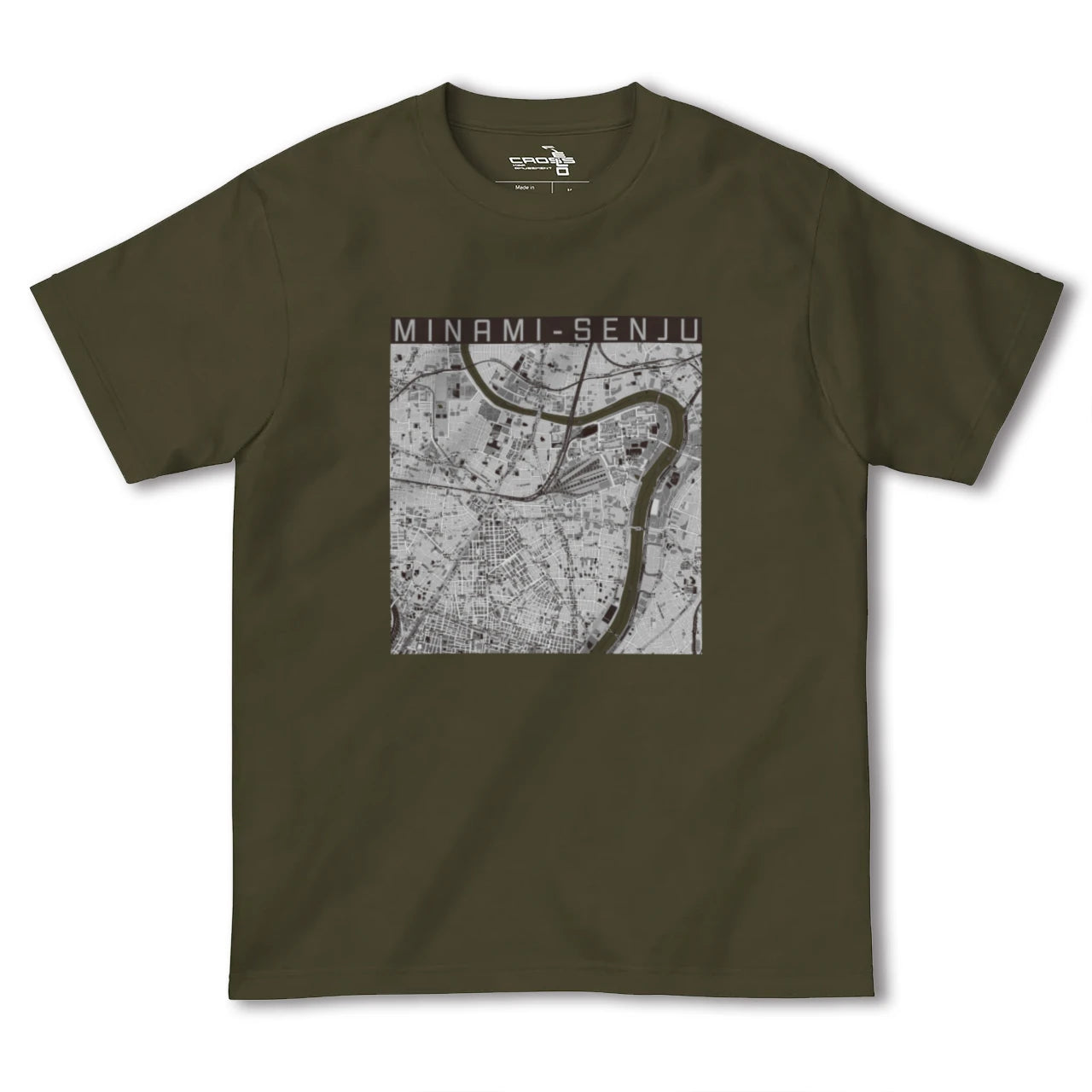 【南千住(東京都)】地図柄ヘビーウェイトTシャツ