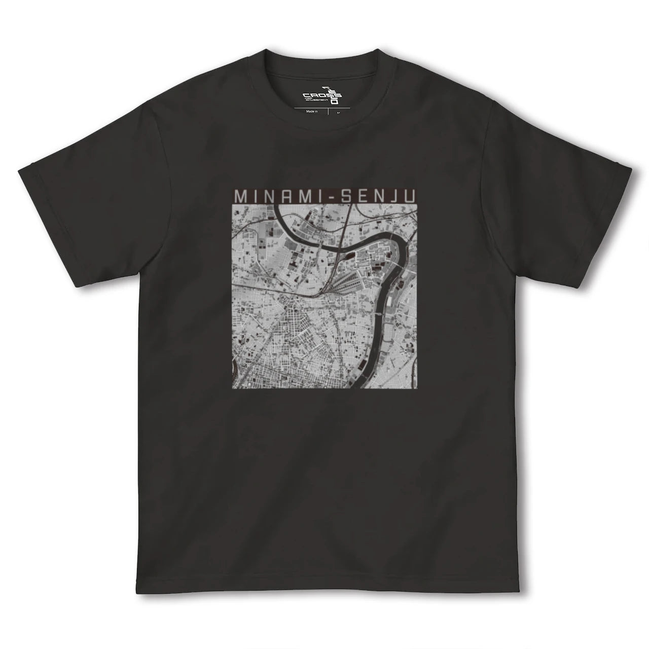 【南千住(東京都)】地図柄ヘビーウェイトTシャツ
