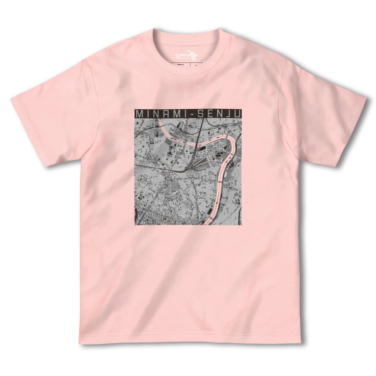 【南千住(東京都)】地図柄ヘビーウェイトTシャツ