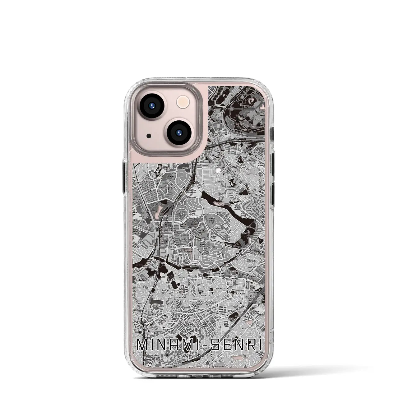 【南千里(大阪府)】地図柄iPhoneケース(MagSafeタイプ)