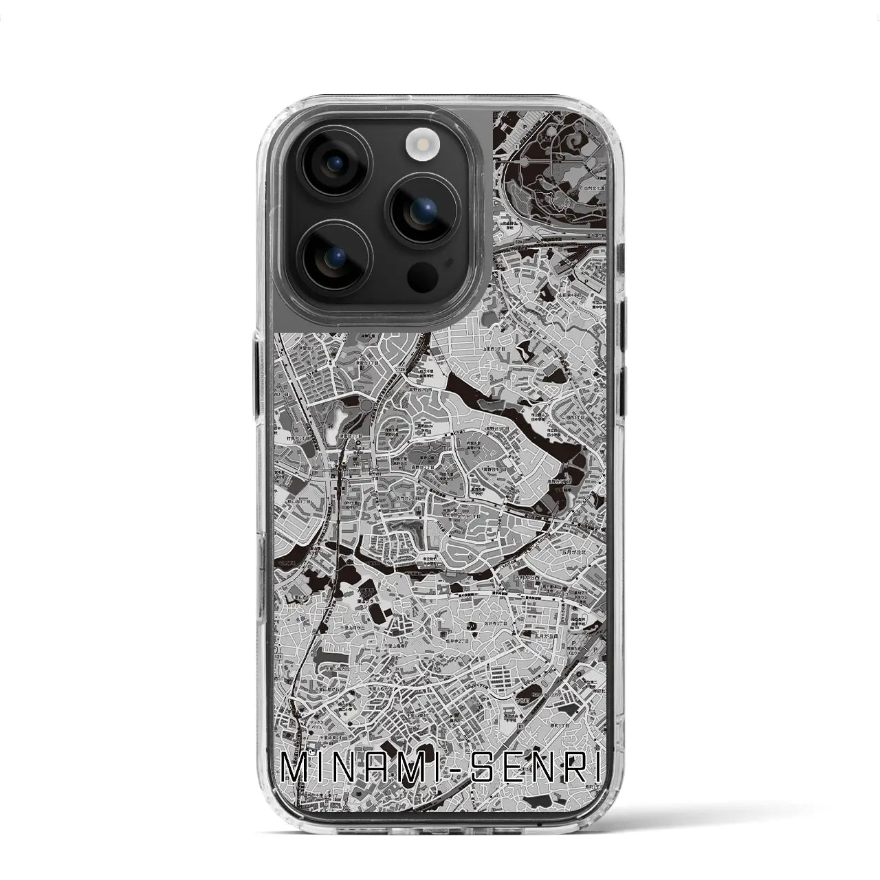 【南千里(大阪府)】地図柄iPhoneケース(MagSafeタイプ)