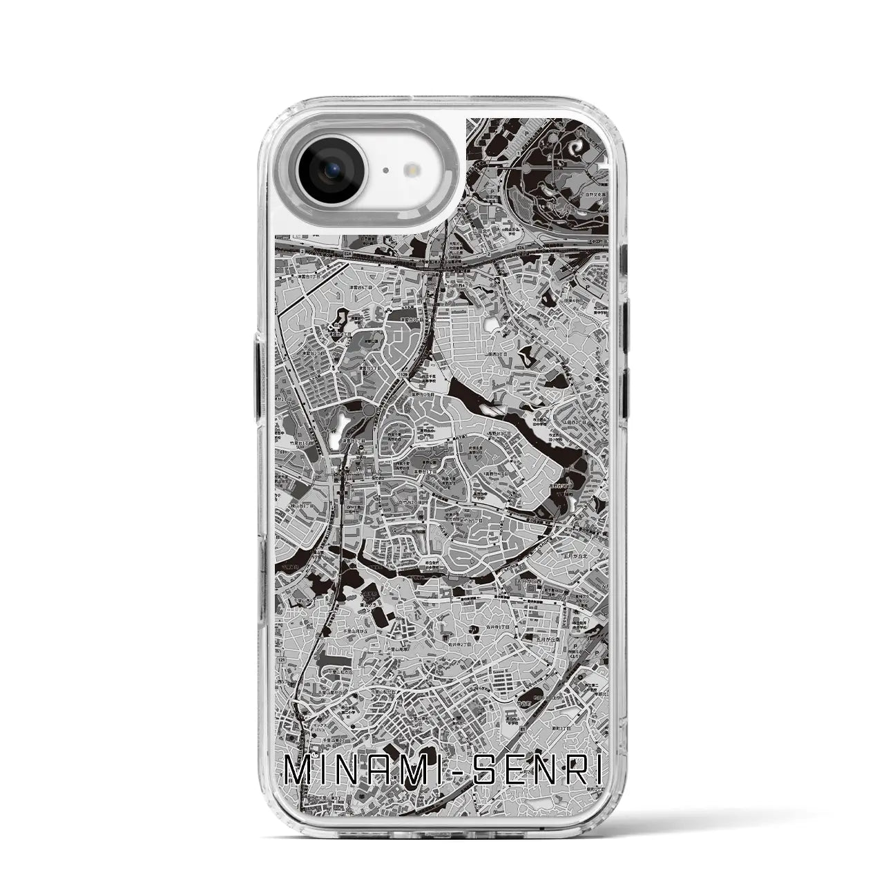 【南千里(大阪府)】地図柄iPhoneケース(MagSafeタイプ)