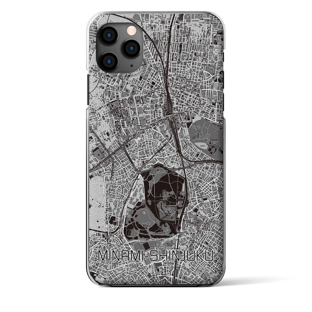 【南新宿(東京都)】地図柄iPhoneケース(クリアタイプ)