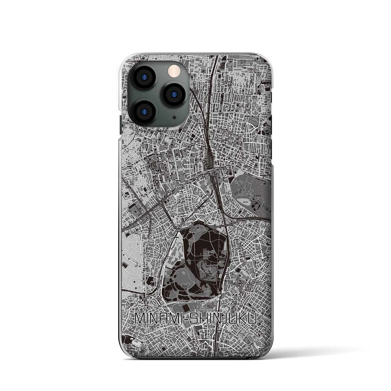 【南新宿(東京都)】地図柄iPhoneケース(クリアタイプ)