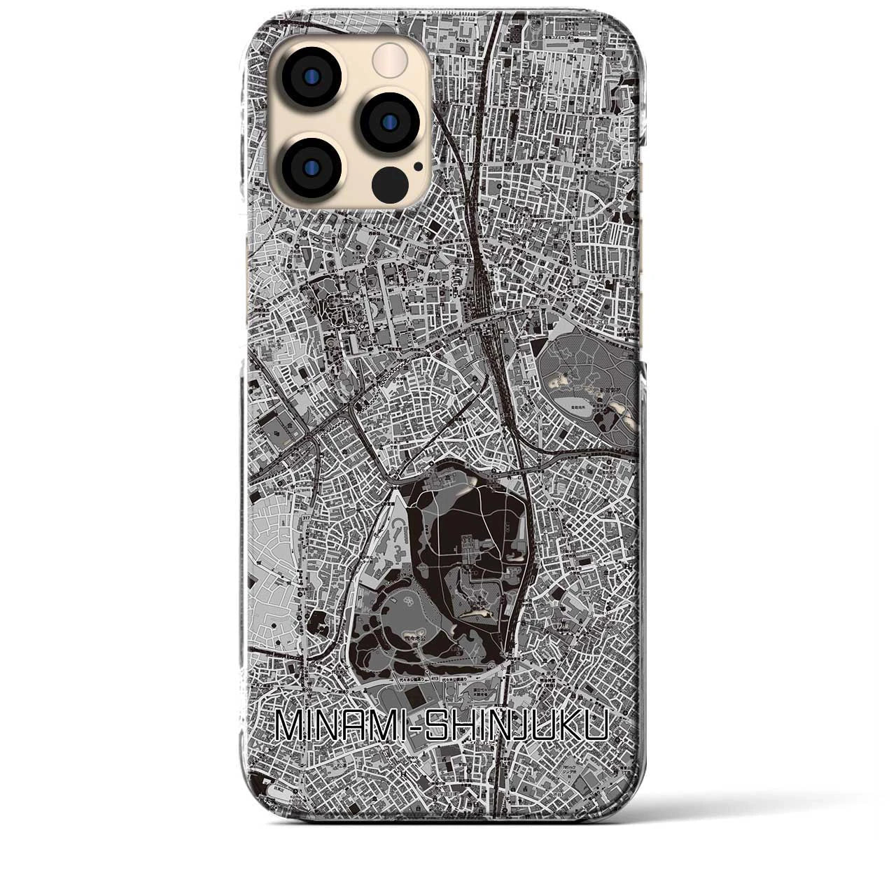 【南新宿(東京都)】地図柄iPhoneケース(クリアタイプ)