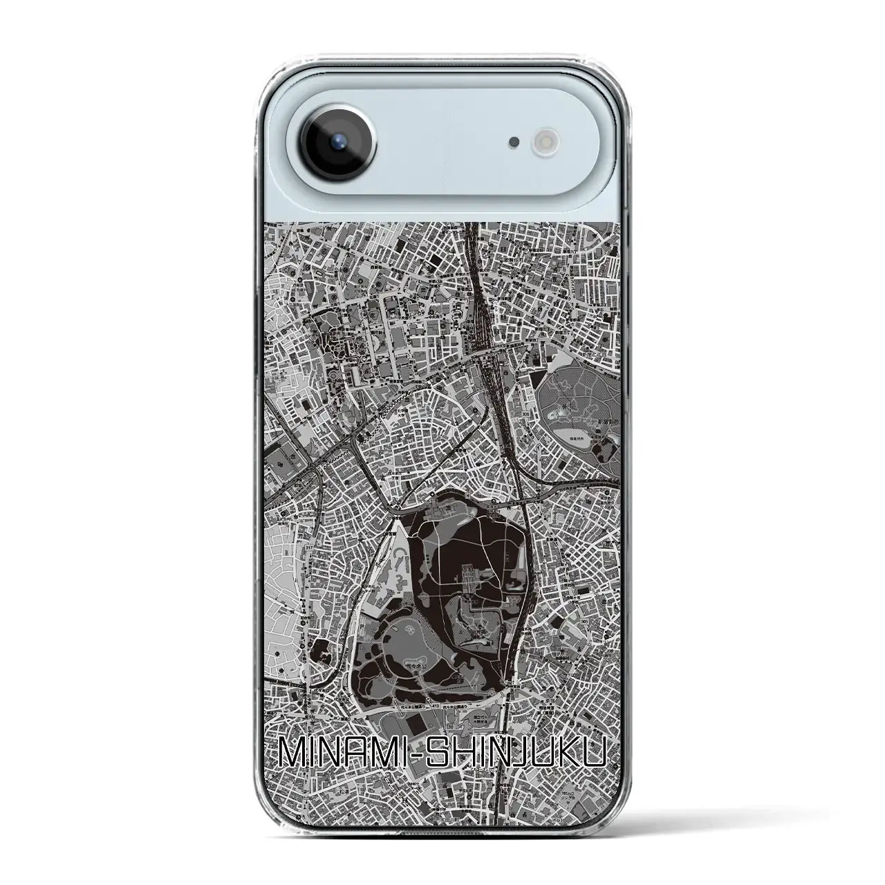 【南新宿(東京都)】地図柄iPhoneケース(クリアタイプ)