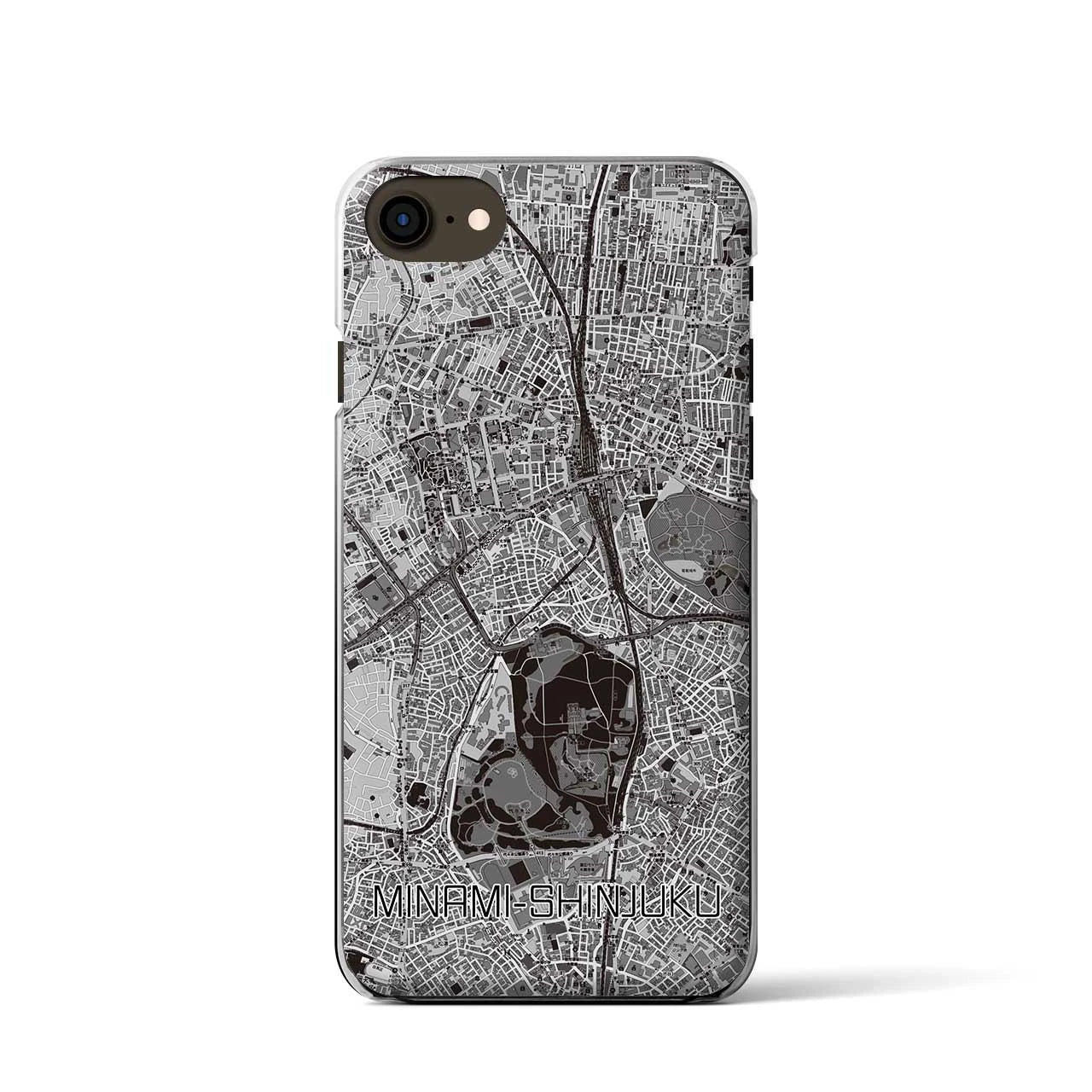 【南新宿(東京都)】地図柄iPhoneケース(クリアタイプ)