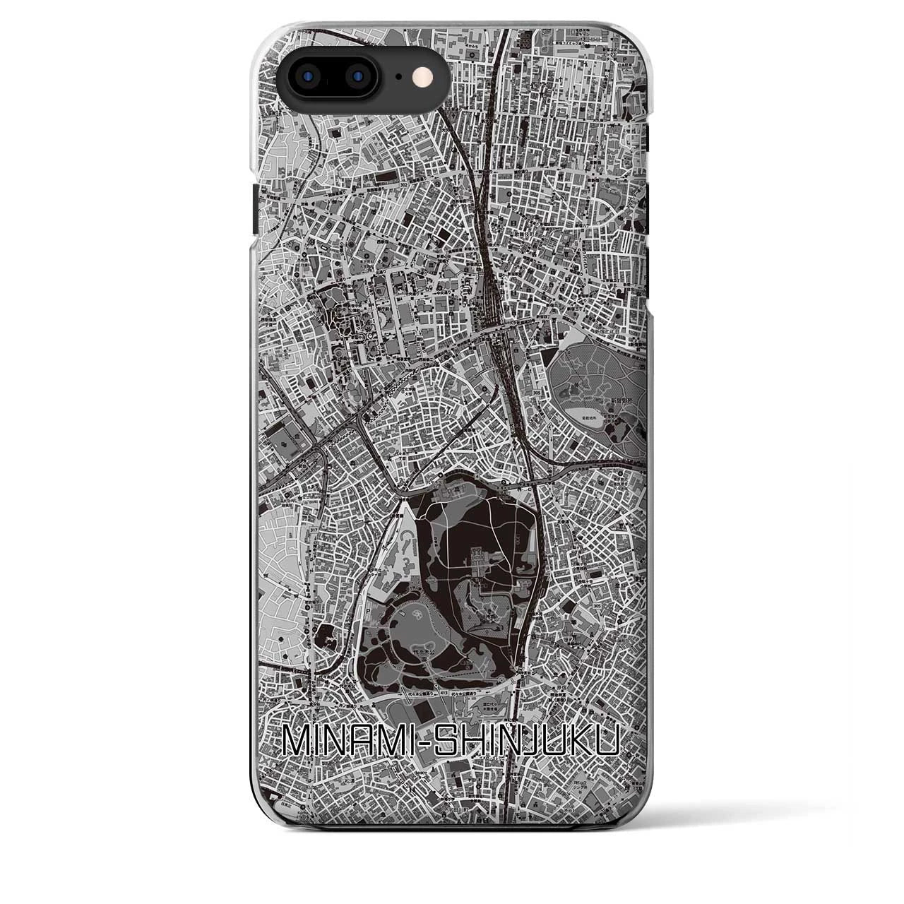 【南新宿(東京都)】地図柄iPhoneケース(クリアタイプ)