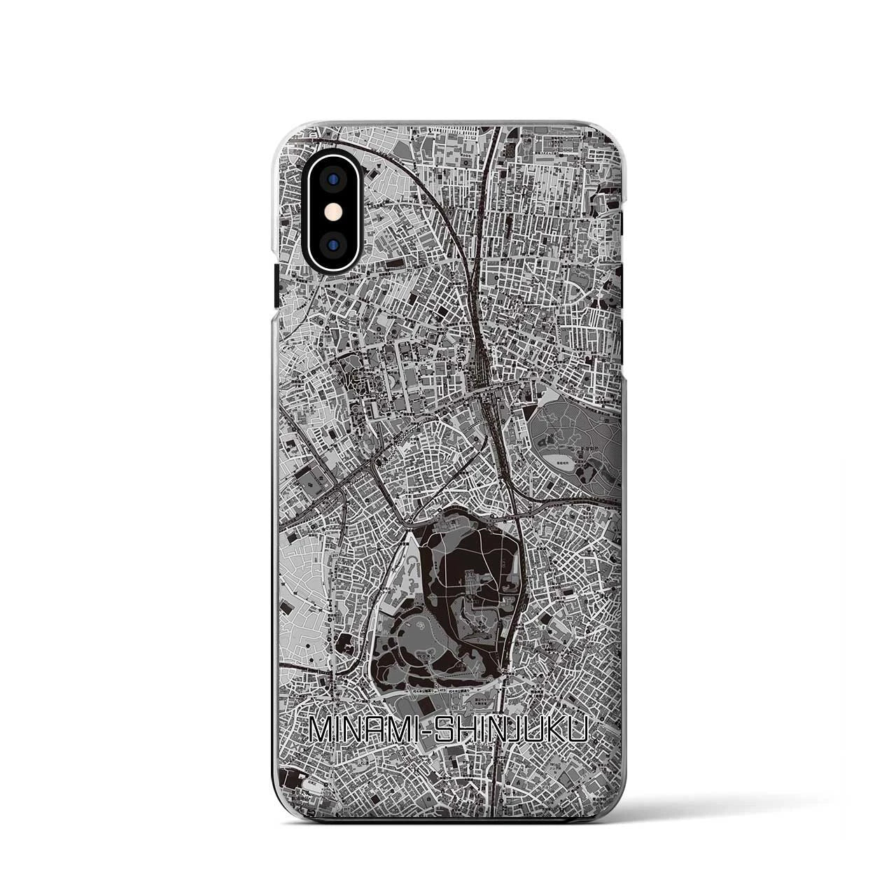 【南新宿(東京都)】地図柄iPhoneケース(クリアタイプ)