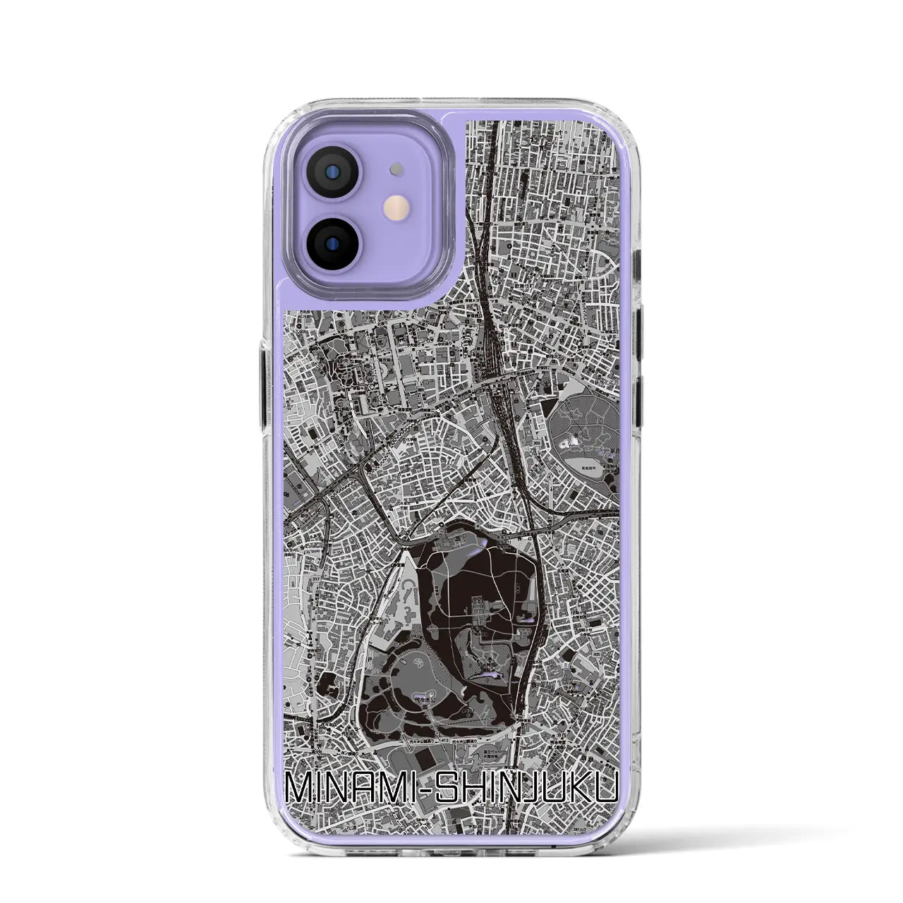 【南新宿(東京都)】地図柄iPhoneケース(MagSafeタイプ)