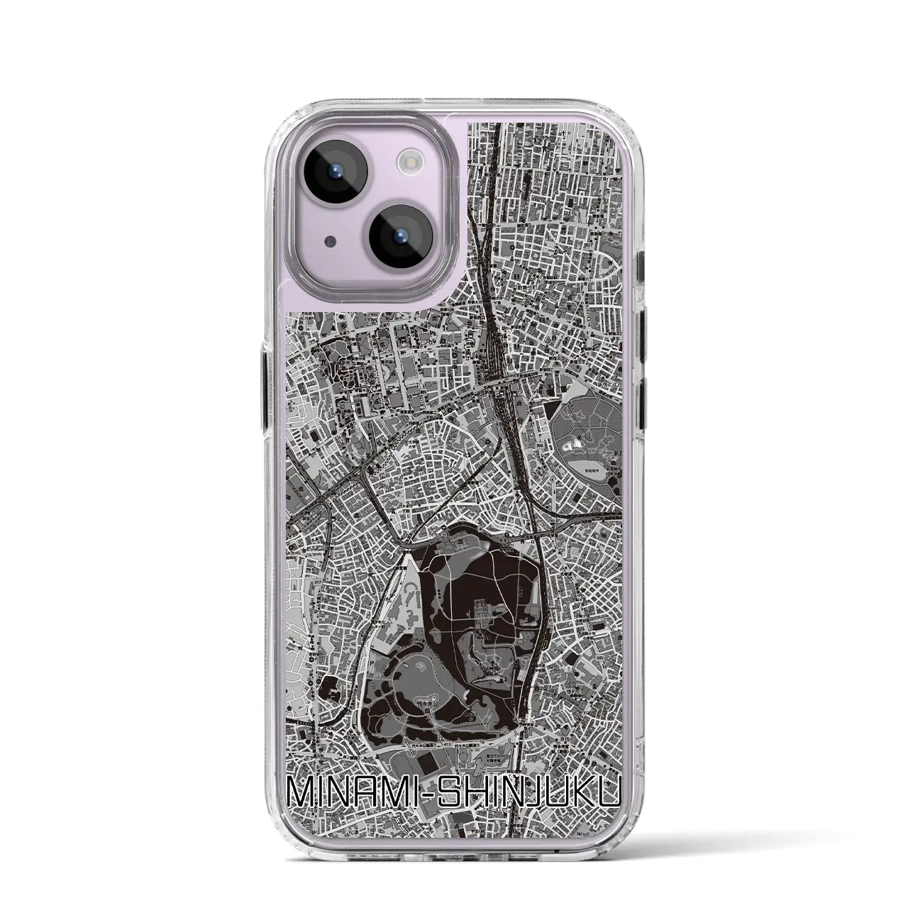 【南新宿(東京都)】地図柄iPhoneケース(MagSafeタイプ)