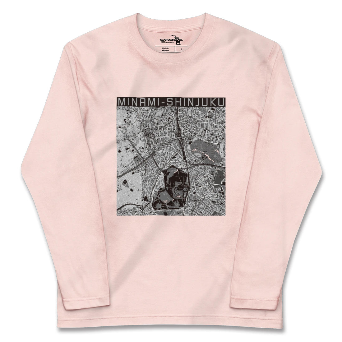 【南新宿(東京都)】地図柄ロングスリーブTシャツ