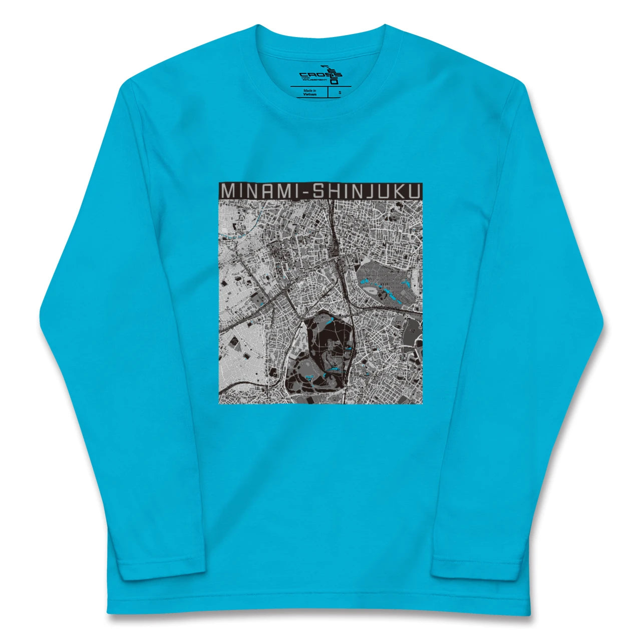 【南新宿(東京都)】地図柄ロングスリーブTシャツ