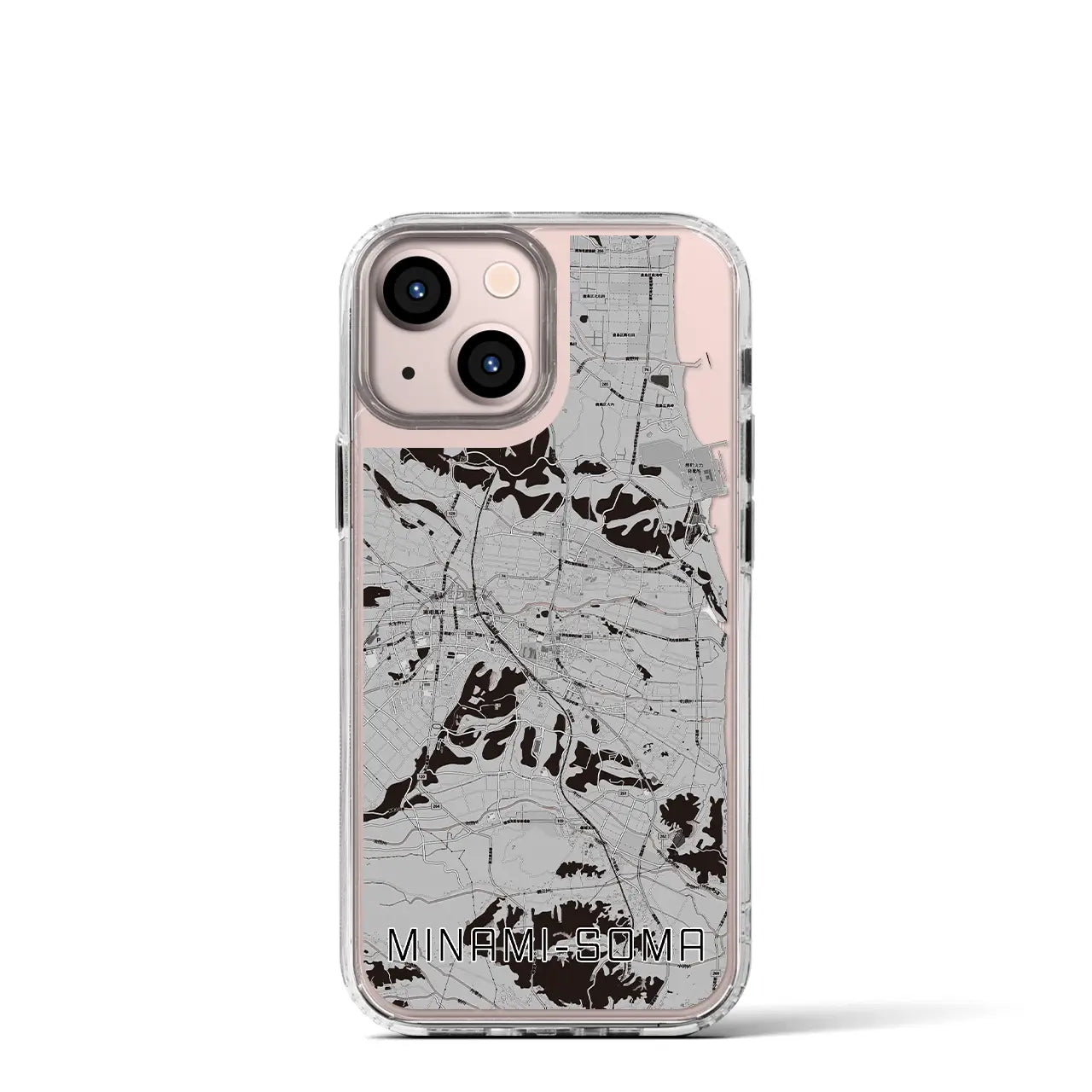 【南相馬(福島県)】地図柄iPhoneケース(MagSafeタイプ)