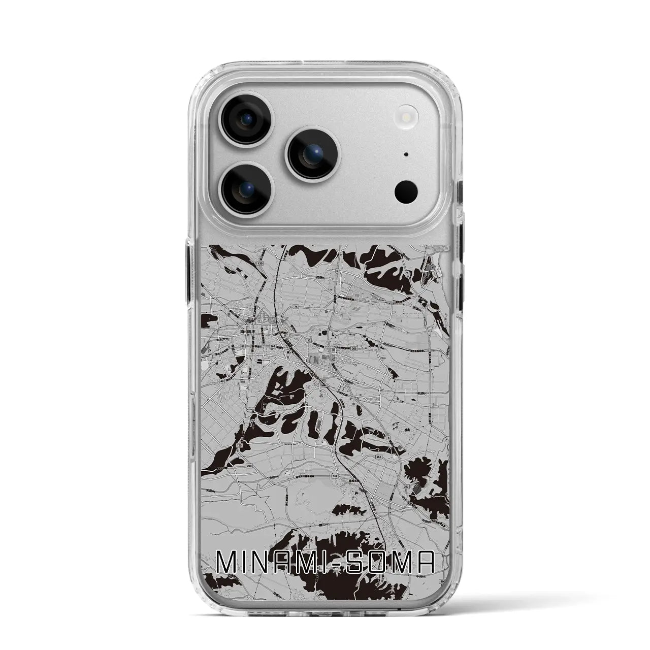 【南相馬(福島県)】地図柄iPhoneケース(MagSafeタイプ)