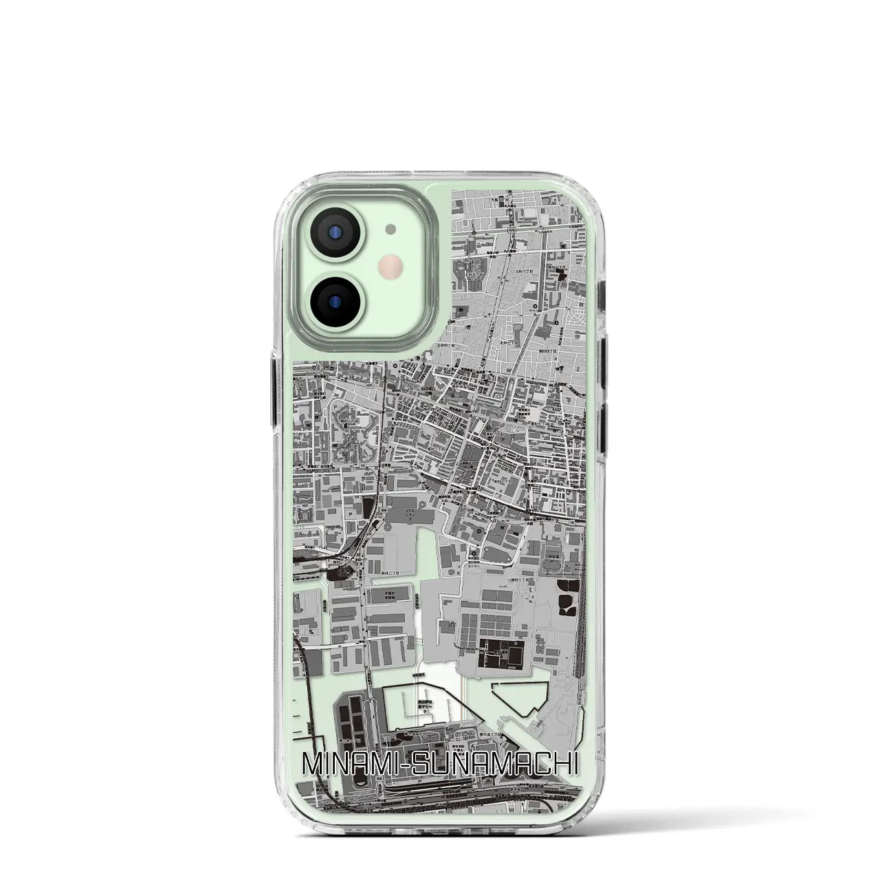 【南砂町(東京都)】地図柄iPhoneケース(MagSafeタイプ)