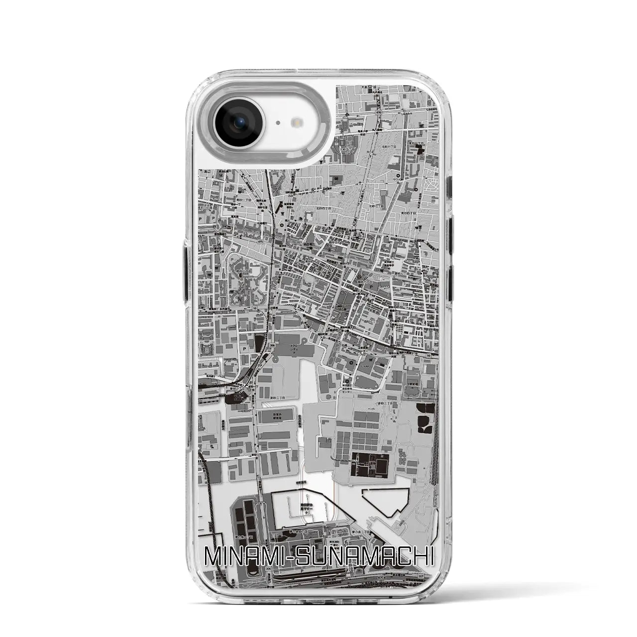 【南砂町(東京都)】地図柄iPhoneケース(MagSafeタイプ)