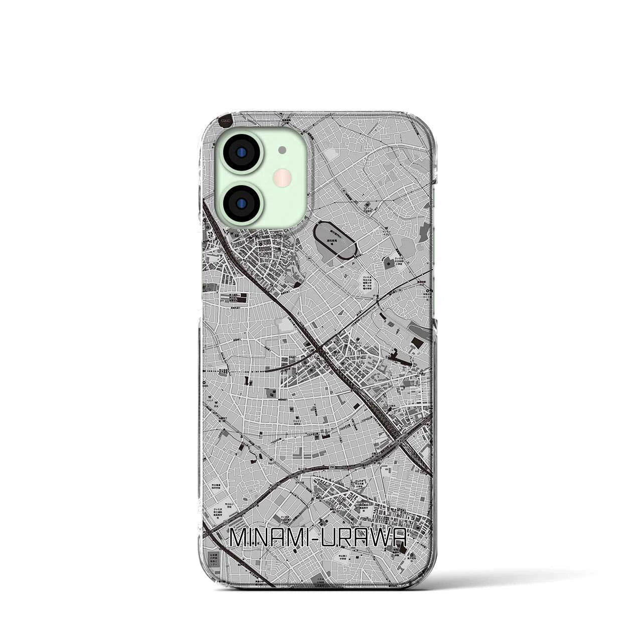 【南浦和(埼玉県)】地図柄iPhoneケース(クリアタイプ)