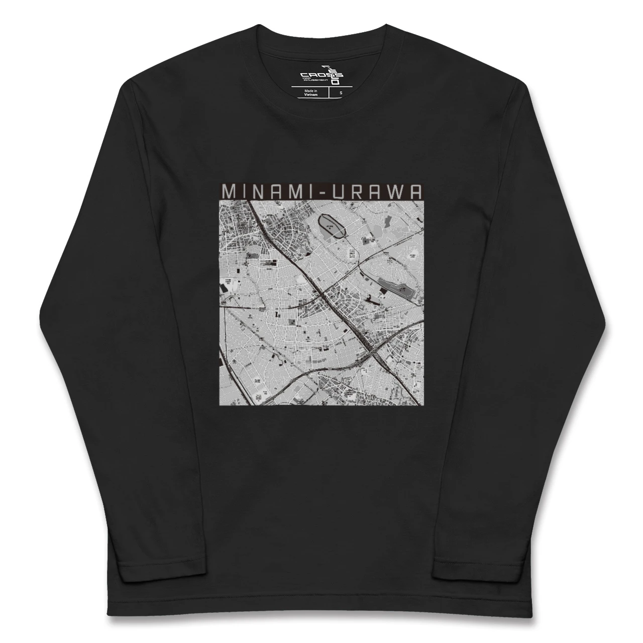 【南浦和(埼玉県)】地図柄ロングスリーブTシャツ
