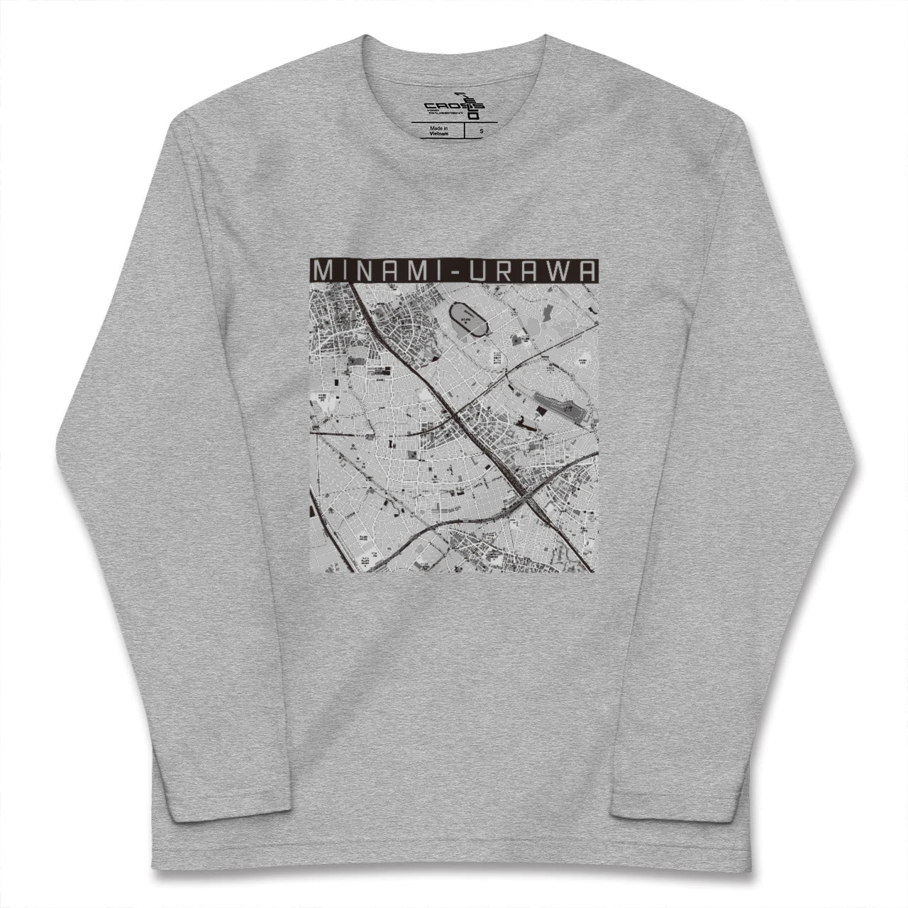 【南浦和(埼玉県)】地図柄ロングスリーブTシャツ