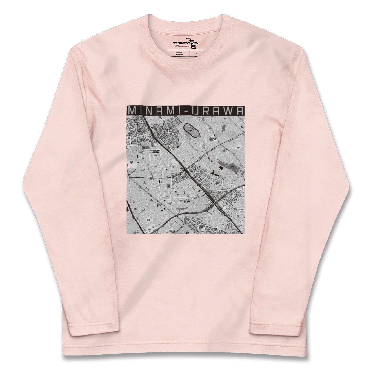 【南浦和(埼玉県)】地図柄ロングスリーブTシャツ