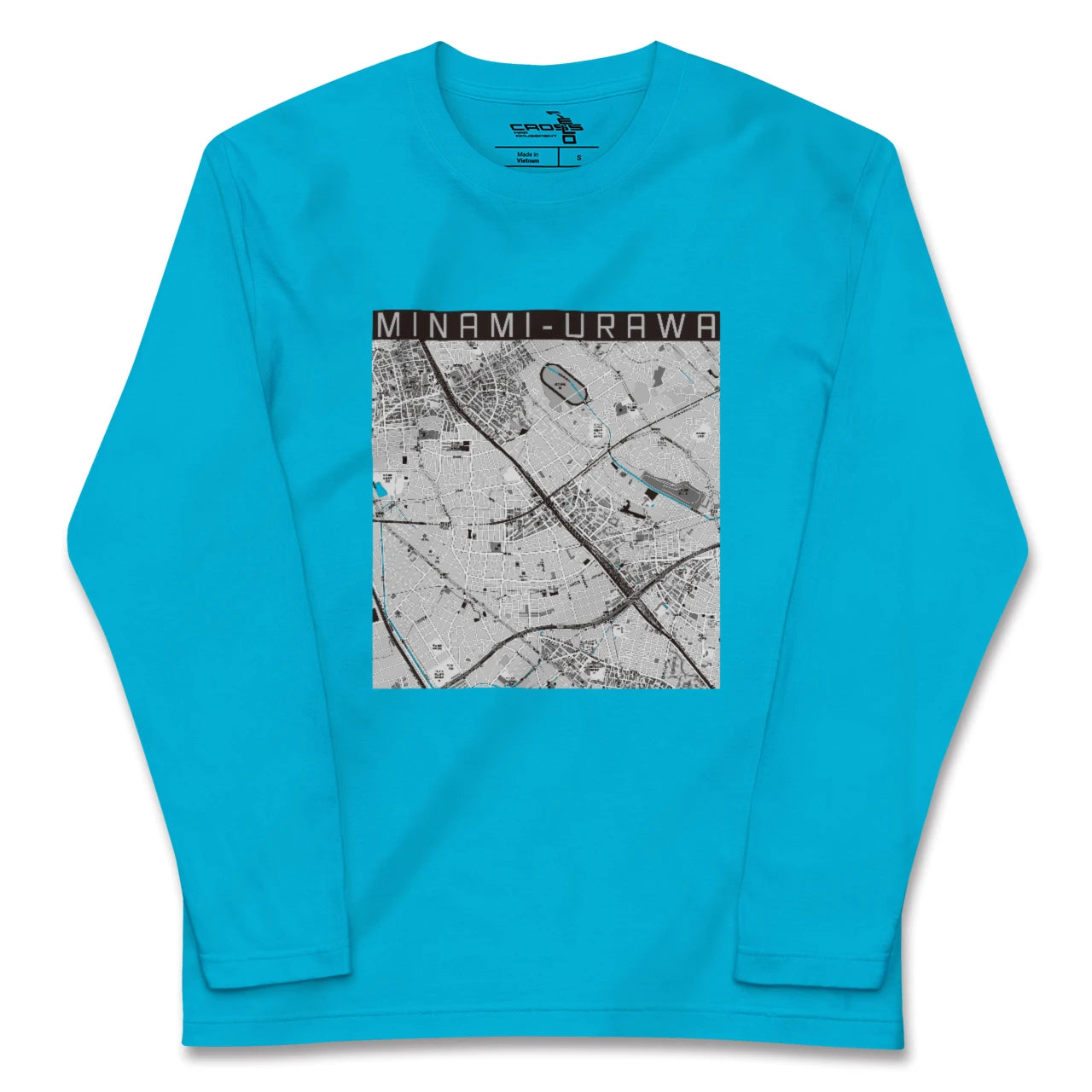 【南浦和(埼玉県)】地図柄ロングスリーブTシャツ
