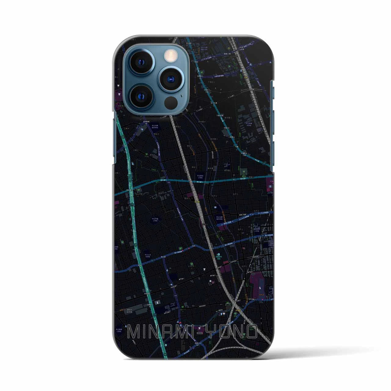 【南与野(埼玉県)】地図柄iPhoneケース(バックカバータイプ)