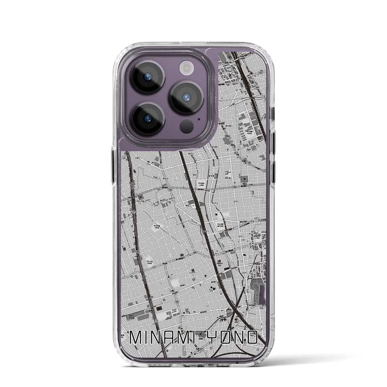 【南与野(埼玉県)】地図柄iPhoneケース(MagSafeタイプ)