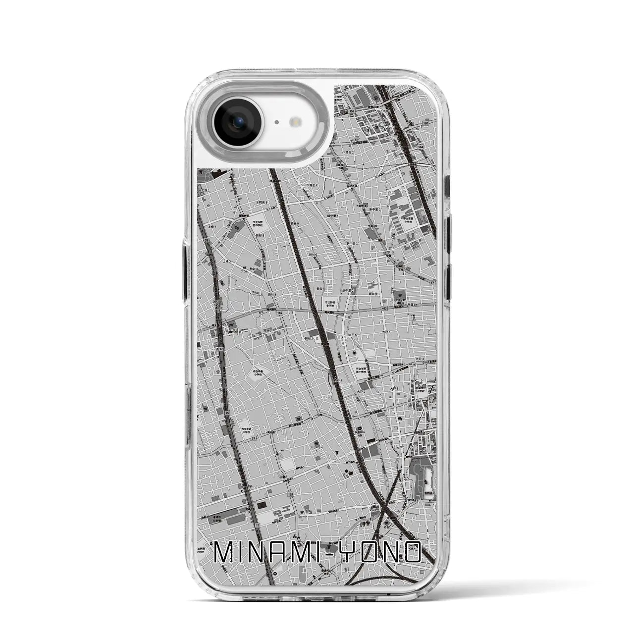 【南与野(埼玉県)】地図柄iPhoneケース(MagSafeタイプ)