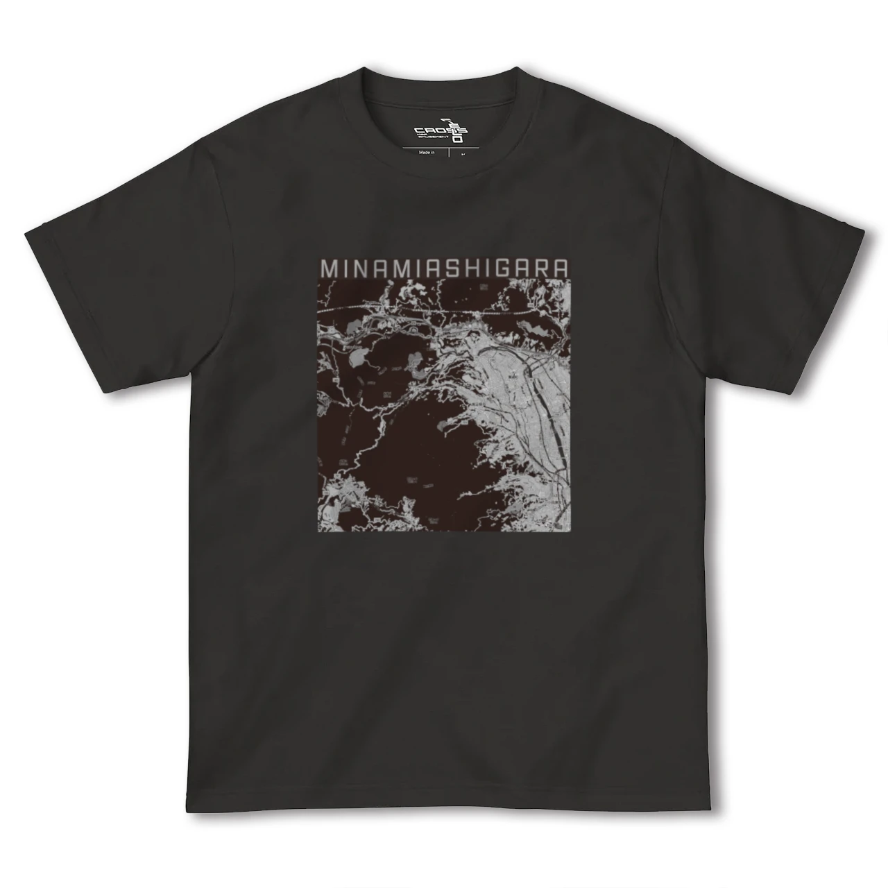 【南足柄(神奈川県)】地図柄ヘビーウェイトTシャツ
