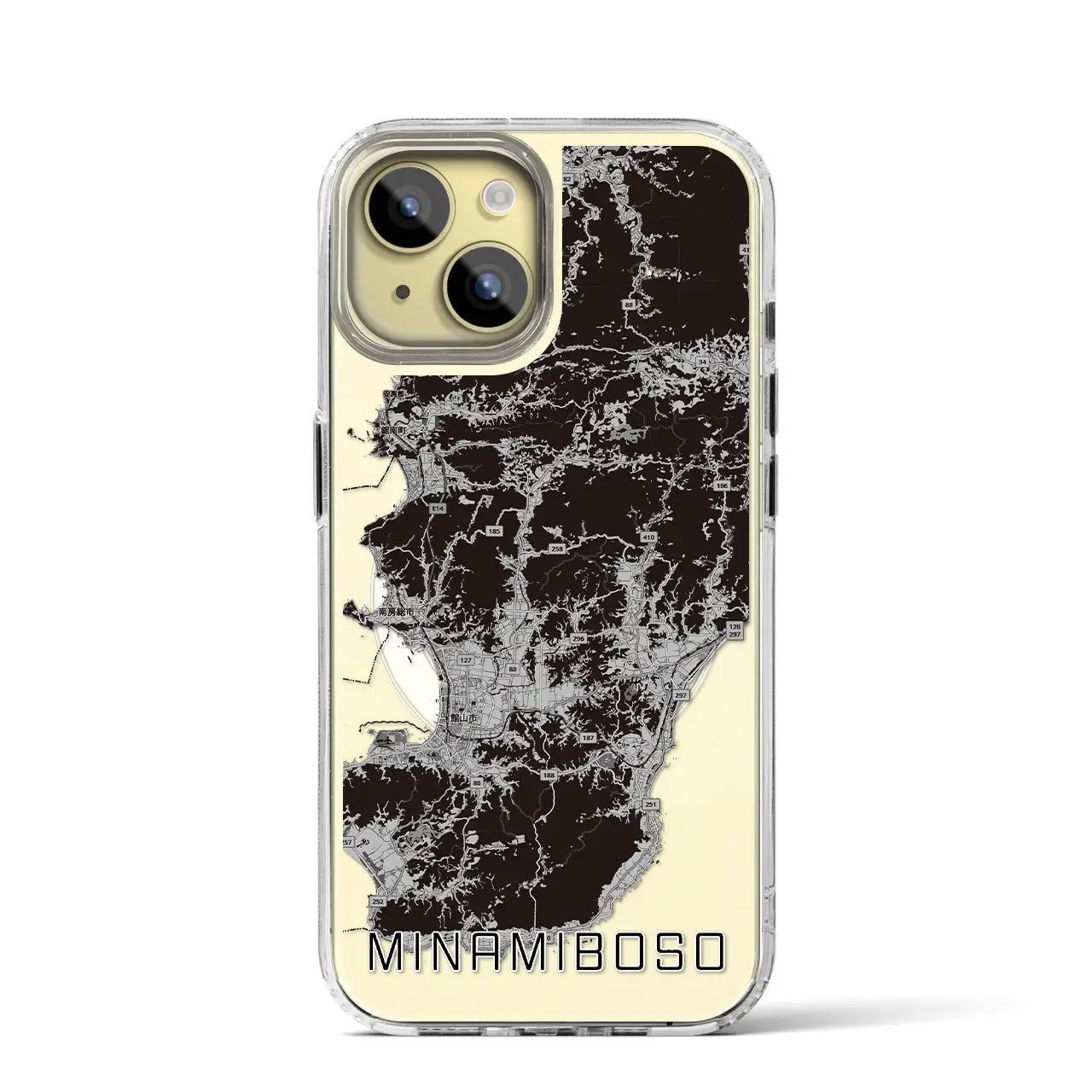 【南房総(千葉県)】地図柄iPhoneケース(MagSafeタイプ)