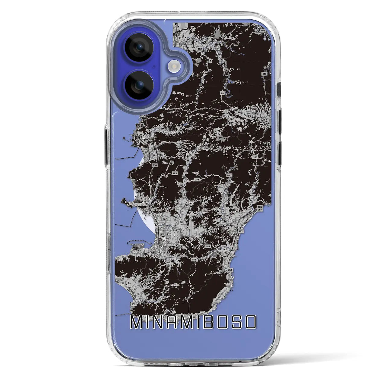 【南房総(千葉県)】地図柄iPhoneケース(MagSafeタイプ)