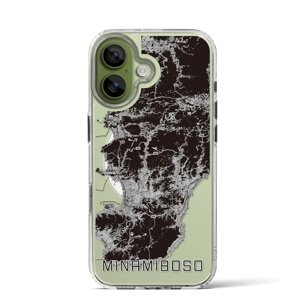 【南房総(千葉県)】地図柄iPhoneケース(MagSafeタイプ)