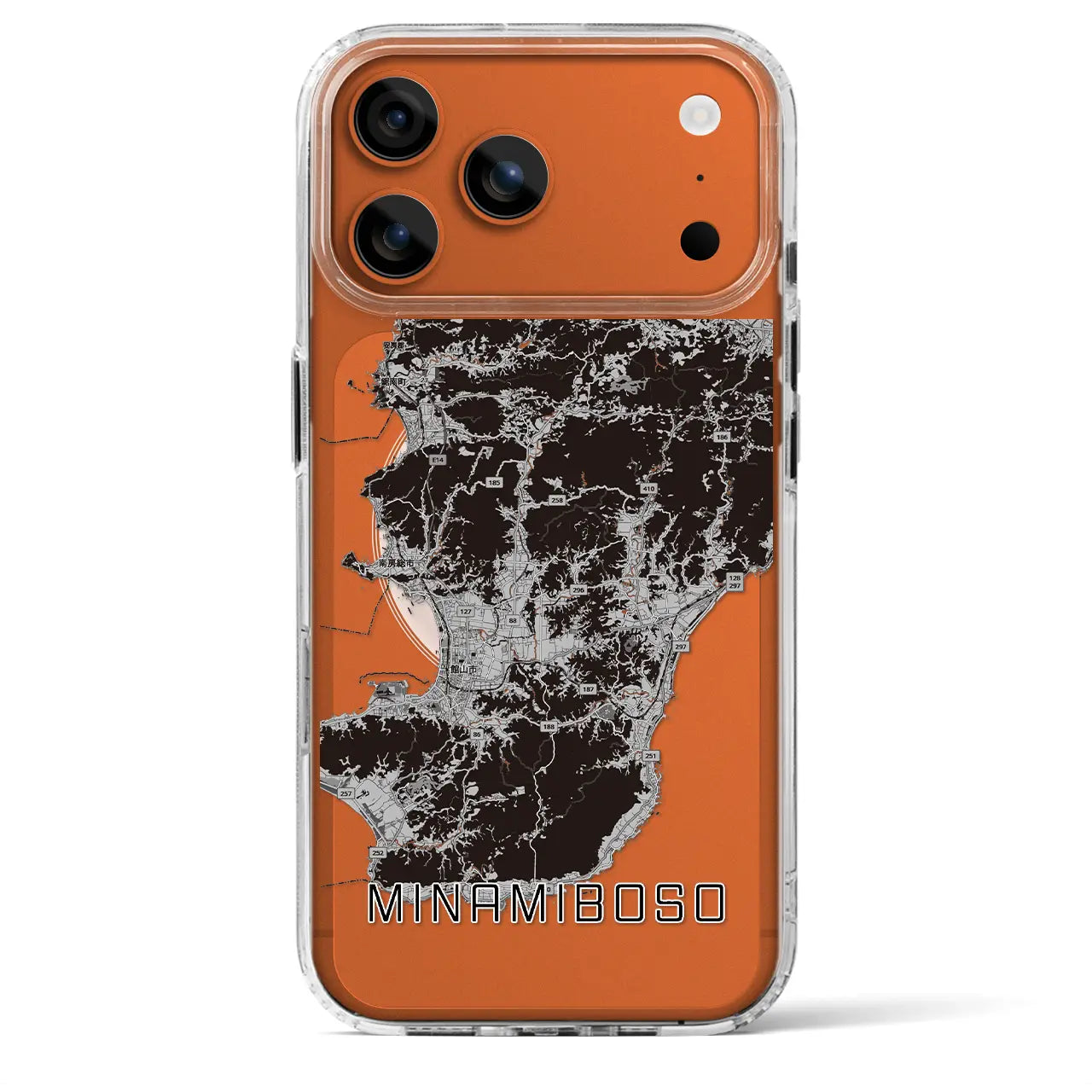 【南房総(千葉県)】地図柄iPhoneケース(MagSafeタイプ)