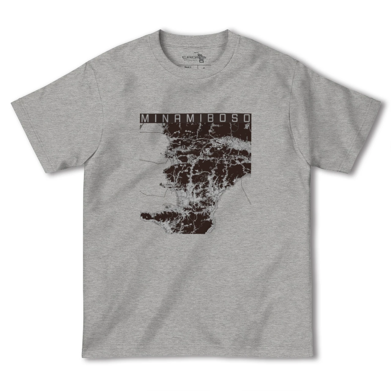 【南房総(千葉県)】地図柄ヘビーウェイトTシャツ