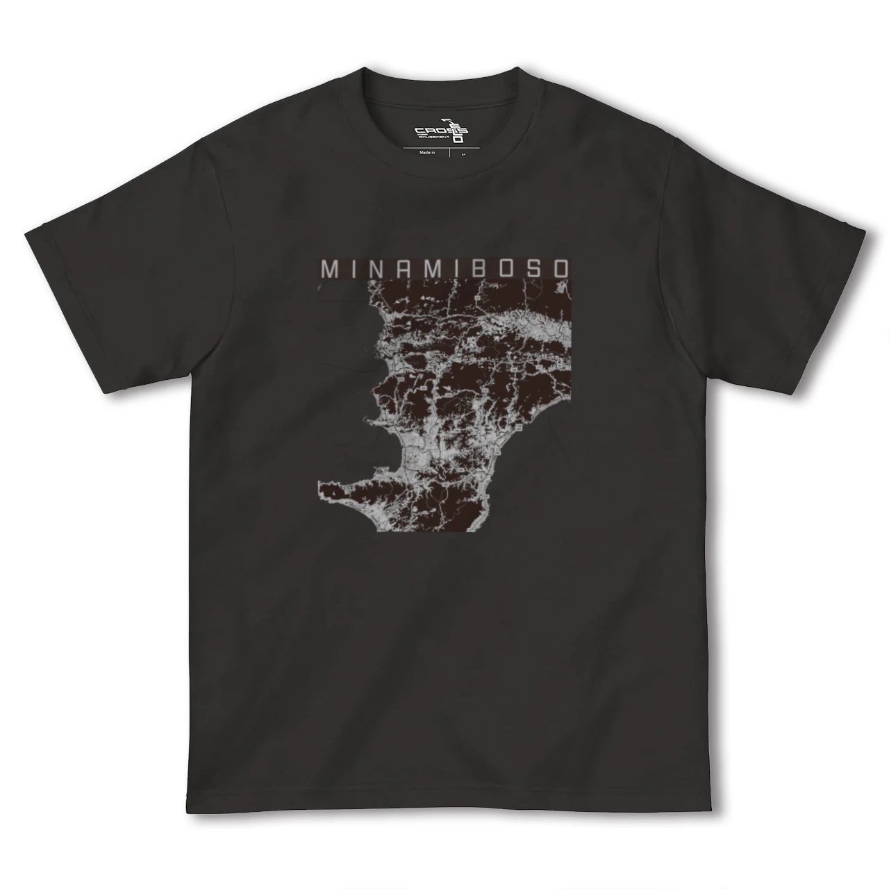 【南房総(千葉県)】地図柄ヘビーウェイトTシャツ